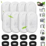 NEW 8+8PK Cat Water Fountain Filters & Sponges