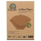 NEW $44 100PK Unbleached Natural Coffee Filters