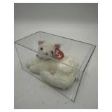 TY Beanie Babies White Plush Bear