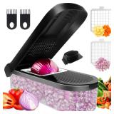 NEW $52 4-in-1 Vegetable Slicer & Cutter w/Storage