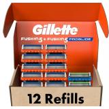 New $46 Gillette Fusion 5 Blades Refills, 12 total
