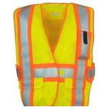 NEW $64 (4Pck) Hi Vis Mesh Traffic Safety Vest