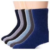 New Fuzzy Slipper Socks with Grips