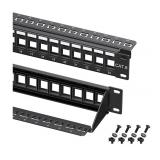 NEW $35 Cable Matters 1U 24 Port Keystone Patch