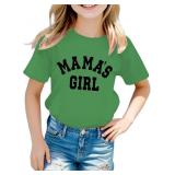 NEW (5-6T) Girls 'Mama's Girl' T-Shirt-Black