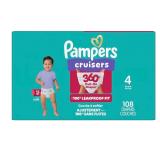 $40 Pampers Diapers - Cruisers 360ï¿½ - Size 4
