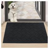 SEALED $31 Non-Slip Door Entrance Mat 24X36' -Grey