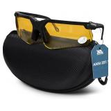 NEW Unisex Shooting Glasses w/Case-Anti-Fog