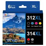 MISSING $87 312XL 314XL Ink Cartridges 5 Pack