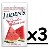 SEALED 3PKS x 25 Watermelon Throat Drops Lozenge