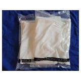SEALED 2 White Velour Pillow Cases