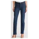 NEW $98 (10) Women StraightLeg Jeans w/Rhinestones