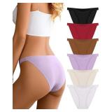 NEW 6PK (M) Women's Seamless Bikini Underwear
