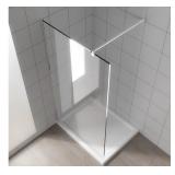 $60 Shower Door Glass Support Bar,27.6'' to 47.2''