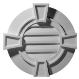 * $141 Ekena Millwork 28x28 White Round Louver...