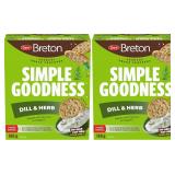 NEW (180g x2) 2pk Dill and Herb Crackers