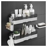 NEW $37 2PK Separable Shower Caddy Organizers