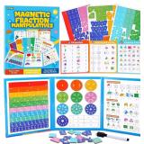 SEALED $32 120PCS Kids Magnetic Fraction Math Set