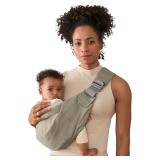 USED $80 Upsie Sling Baby Carrier, Soft Olive