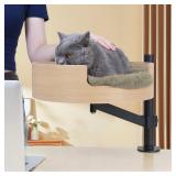 New $61 Cat Bed Desk with Mat, 360  Rotation,...