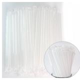NEW $30 200PK Plastic Jumbo Smoothie Straws