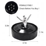 USED Fins Blender Blade for Compatible with Nutri