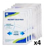 NEW 4PK Disposable Instant Cold Packs 6' x 9'
