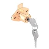* Prime-Line Brass Steel Cabinet/Drawer Lock