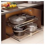 New $156 2 Pack Pull Out Organizer 23.2~39.99'W