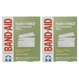 NEW 2pk Johnson's First Aid  Easy Release Pad