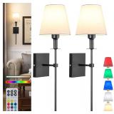 NEW 2pk Battery Operated Wall lights