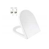 USED $57 Toilet Seat with Soft Close D Shape