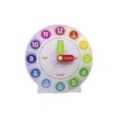 NEW Interactive Educational Teaching Clock w/Cards