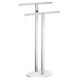 NEW $90 (2-Tier, Chrome) Bathroom Towel Rack