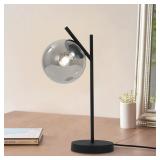 New $99 Black Table Lamp with Glass Globe