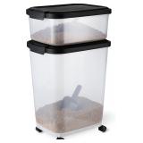 NEW $55 Pet Food Storage Containers