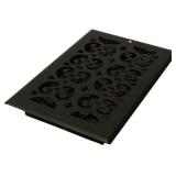 New 14 in. x 6 in. Black Scroll Register