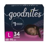 $42 Huggies GoodNites Youth Pants For Girls