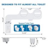 $30 Bidet Attachments, Self Cleaning Dual Nozzle