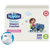 New $50 Royale Premium Diapers Size 3 (16-28...