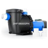 $250 2 HP Pool Pump , 6800 GPH