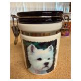 Westie Treat Jar