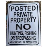 Private Property Metal Sign