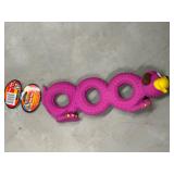 3 Ring Dog Toy Med / Lrg Pink
