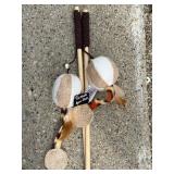 2 x Large Cat Toy Wands