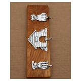 Wooden Dog Decorative Key Holder