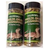 2 x 28g Flukers Freeze Dried Grasshoppers