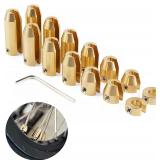 NEW $94 14PK Motorcycle Wheel Brass Spoke Weights