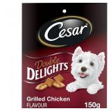 NEW 2 Pack 150g Cesar Double Delights Dog Treats