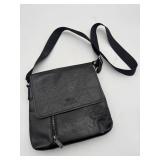 Lacoste Black Crossbody Messenger Bag